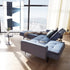 Duplexo Styletto Sofa Bed With Armrests / Dark Wood